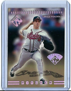 1999 GREG MADDUX PRIVATE STOCK GOLD SERIAL NUMBERED #97/99 CARD #11 - Excellent