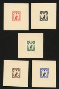 PARAGUAY STAMPS 1860 LION ESSAY DIE-PROOFS SOUTH AMERICAN BANKNOTE CO. RARE. VF - Picture 1 of 12