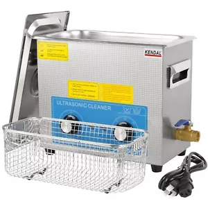 Kendal 6L Commercial Grade Ultrasonic Cleaner 180W with Timer & Heater Machine - Picture 1 of 7