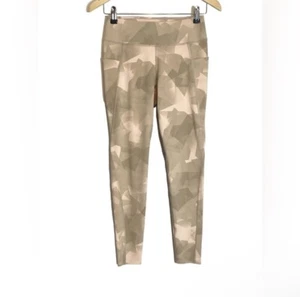 Uniqlo AIRism Soft Leggings Womens Size Small Side Pockets Printed Skinny NWT - Picture 1 of 7