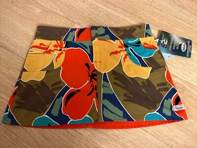 SURF LINE Hawaii Tabla de Surf Tienda Logo Publicidad Mini Falda Talla Med Jams De Colección Años 80 Foto 1 de 4