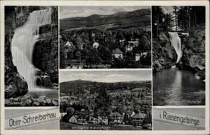 Ober-Schreiberhau Szklarska Poręba ~1940 Riesengebirge Schlesien Polen Waterfall - Bild 1 von 2