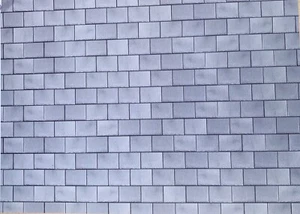 Dolls House Light Roof Tiles Card A3 Plain 1:12 Scale Paper 766b Tumdee - Imagen 1 de 6