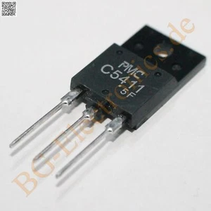 2 x 2SC5411 NPN Power Transistor 60W 600V 16A  PMC TO-3P 2pcs - Picture 1 of 1