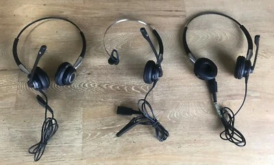 x3 JABRA Professional Headset Microphone Call Center Microphone WIRED  - Image 1 of 4