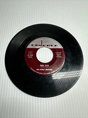 The Everly Brothers Record 45 Bird Dog  / Devoted To You Cadence Records - Image 1 of 2