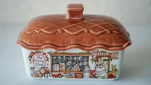 Vintage Sadler Ceramic Butter Container Decorated Studio Art Interior Excellent - Picture 1 of 5