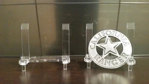 *25 Premium 2-3/16" Display Stand Fire Police EMT Rescue Military Badge 36C - Picture 1 of 2