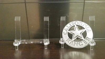 *25 Premium 2-3/16" Soporte de Exhibición Bomberos Policía EMT Rescate Militar Insignia 36C Foto 1 de 2