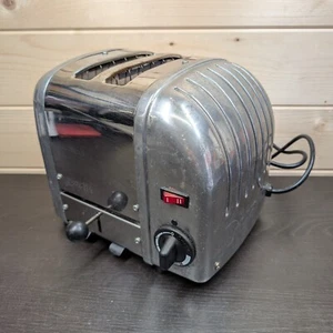 Dualit Vario 2-Scheiben Toaster Edelstahl voll funktionsfähig Made in England 20245 - Bild 1 von 24