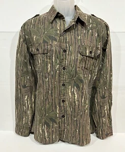 Camisa deportiva vintage de campo talla XL Realtree camuflada abotonada EE. UU. 90 *DEFECTUOSA leer - Imagen 1 de 7