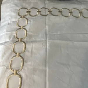 SFERRA Euro Shams TWO Catena Chain 100% cotton percale Sand - Picture 1 of 3
