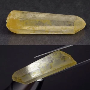 💎 32.04ct 39x11.8mm Crystal Rough Natural Yellow Quartz - Madagascar Gemstone - Picture 1 of 6