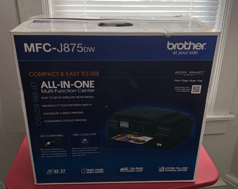 Brother MFC-J875DW All-in-One Inkjet Printer NEW SEALED - Image 1 of 1