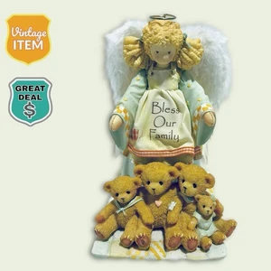Vintage Limited Edition Bless Our Family Cherished Teddies Figurine. SUPER RARE! - Picture 1 of 8