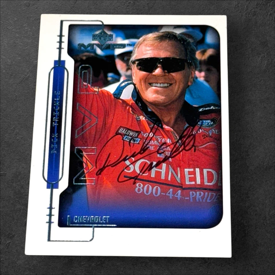 Dick Trickle 2000 UPPER DECK MVP RACING #45 VINTAGE NASCAR signed card - Image 1 of 1