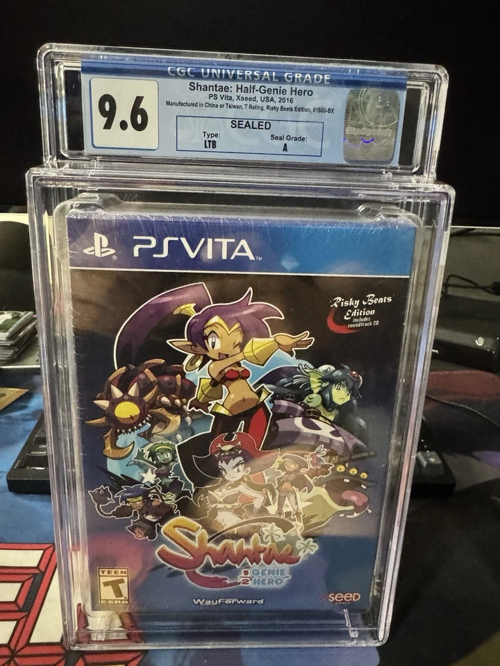 Shantae: Half-Genie Hero (Sony PlayStation Vita, 2016) CGC GRADO 9,6 - SELLADO Foto 1 de 3