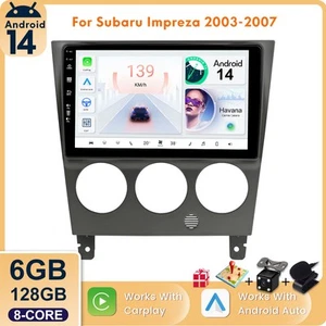 6GB+128GB For Subaru Impreza 2003-2007 Android 14 Car Radio Stereo GPS Carplay - Bild 1 von 19