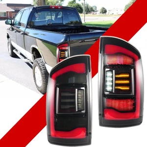 for Dodge Ram 3rd Gen 2002-2006 Sequential Signal Rear Lamps LED Tail Lights - Foto 1 di 10