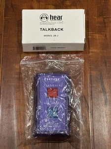 Hear Technologies Talkback IR-2 Dual Button Remote Control For MV600 - New! - Picture 1 of 3