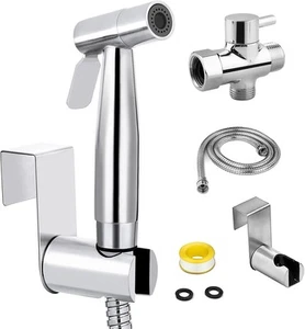 Kit de pulvérisateur de bidet de toilettes à main, pulvérisation d'eau de toilet - Afbeelding 1 van 1