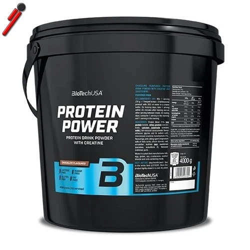 Biotech Usa, Protein Power, 4000 g Proteine Whey, Soia e Caseine con Creatina  - Immagine 1 di 1