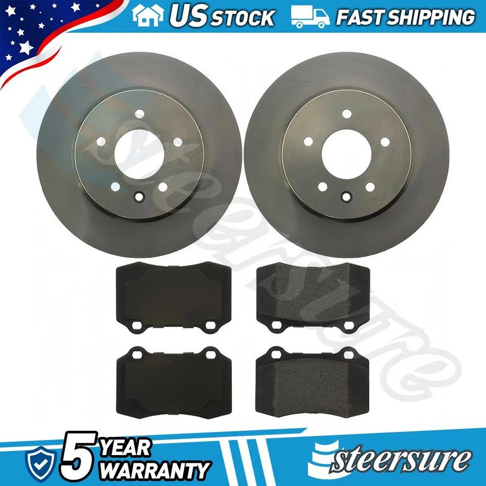 Kit de pastillas de freno trasero y rotor para Jaguar XJR 2002 2003 4,0 L V8 Foto 1 de 1