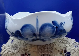 Vintage Mitterteich Bavaria Meissen Blue Orchid 8" Dish - Picture 1 of 5