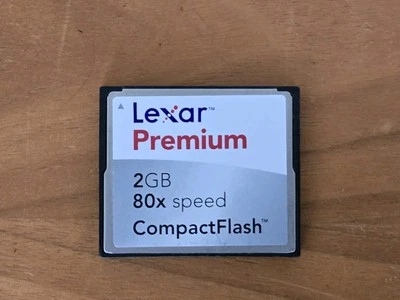 Lexar Premium CompactFlash 2GB WA 133X CF Typ Memory Card Digital Camera - M2572 - Image 1 of 2