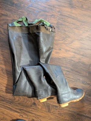 Cabela's Rubber Fishing Waders Boots Size 9US Men's  - Image 1 of 4