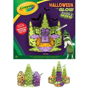 Crayola Halloween Glow Doodle Magnetfliesen Set, Bauset für Kinder, Vorbau... - Bild 1 von 7
