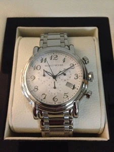 $1595 MARCO MOORE Men's 44mm LIMITED EDITION Swiss Made Watch MM539 001G - Picture 1 of 13