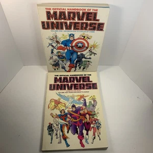 Official Handbook of the Marvel Universe #1 & #10 Lot Of 2 Stan Lee 1986/1987 - Picture 1 of 11