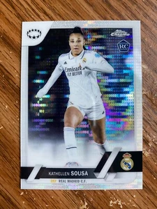 2022-23 Topps Chrome UEFA Women's KATHELLEN SOUSA #53 Pulsar Refractor SP - Picture 1 of 1