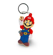 Super Mario Bros Keychain Soft Silicone 2D 2 Sides Free Shipping US Seller Fast