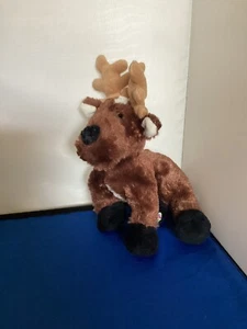 Ganz Webkinz Christmas Reindeer Deer Plush Toy Stuffed Animal - No Code - Picture 1 of 2