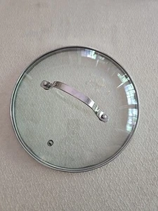 10" (Außenrand) Deckel, Pfanne/Pfanne/Gerät Ersatz Deckel, belüftetes Glas SN 72 - Bild 1 von 5