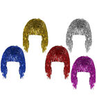 Eye-Catching Costume Party Wigs for Women - 5 Pack Foil Hair