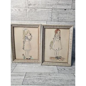 1960s Watercolor Art - Foto 1 di 4