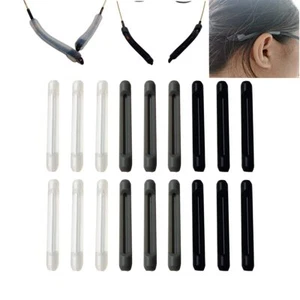 9Pairs Eyeglass Temple Tips Sleeve Retainer Silicone Anti Slip Glasses Retainers - Picture 1 of 7