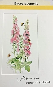 ENCOURAGEMENT Cards For FRIEND, Nature's Sketchbook brand 3 styles Hallmark NS35 - Picture 1 of 12
