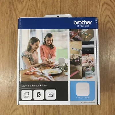 Brother P-touch CUBE Label Printer with Bluetooth - White (PT-P300BT) - Image 1 of 4