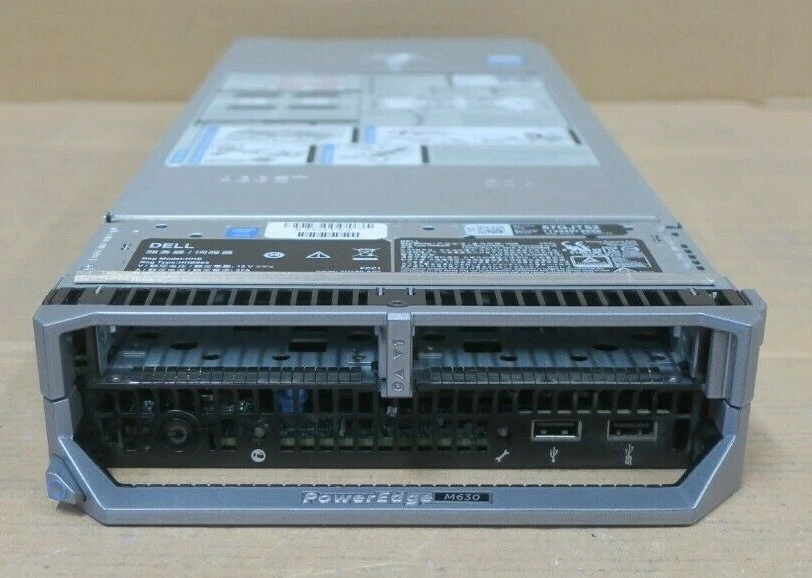 Dell PowerEdge M630 Blade Server CTO 2 x heatsinks Dual 10GB NDC - Image 1 of 1