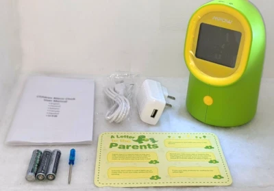 MPOW Green Dinosaur Children Sleep Training Kids Nightlight Digital Alarm Clock - Image 1 of 4