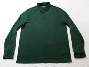 Charles Tyrwhitt Men's Long Sleeve Performance Polo DM3 Dark Green Medium NWT - Picture 1 of 5