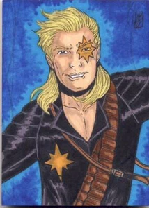 Tarjeta de boceto 2020 Marvel Masterpieces Stannard Longshot - Imagen 1 de 1