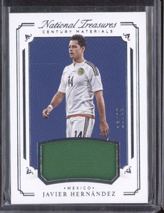 Javier Hernandez 2018 Panini National Treasures CE-JH Century Materials 16/99