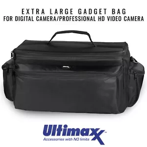 ULTIMAXX Extra Large Soft Padded Camcorder Equipment Bag Case - Picture 1 of 7