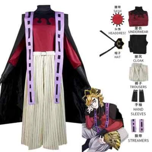 Lo último Nuevo Disfraz Cosplay Peluca Fan Conjuntos Conjunto Halloween Kimono para Hombres Mujeres - Imagen 1 de 9