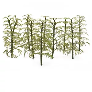 10Pcs Scale Model Trees Train Scenery Layout Diorama Garden Assorted Sizes - Picture 1 of 3